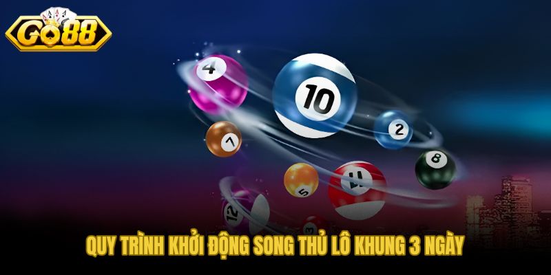 Quy trình khởi động song thủ lô khung 3 ngày với nhật ký và giới hạn vốn